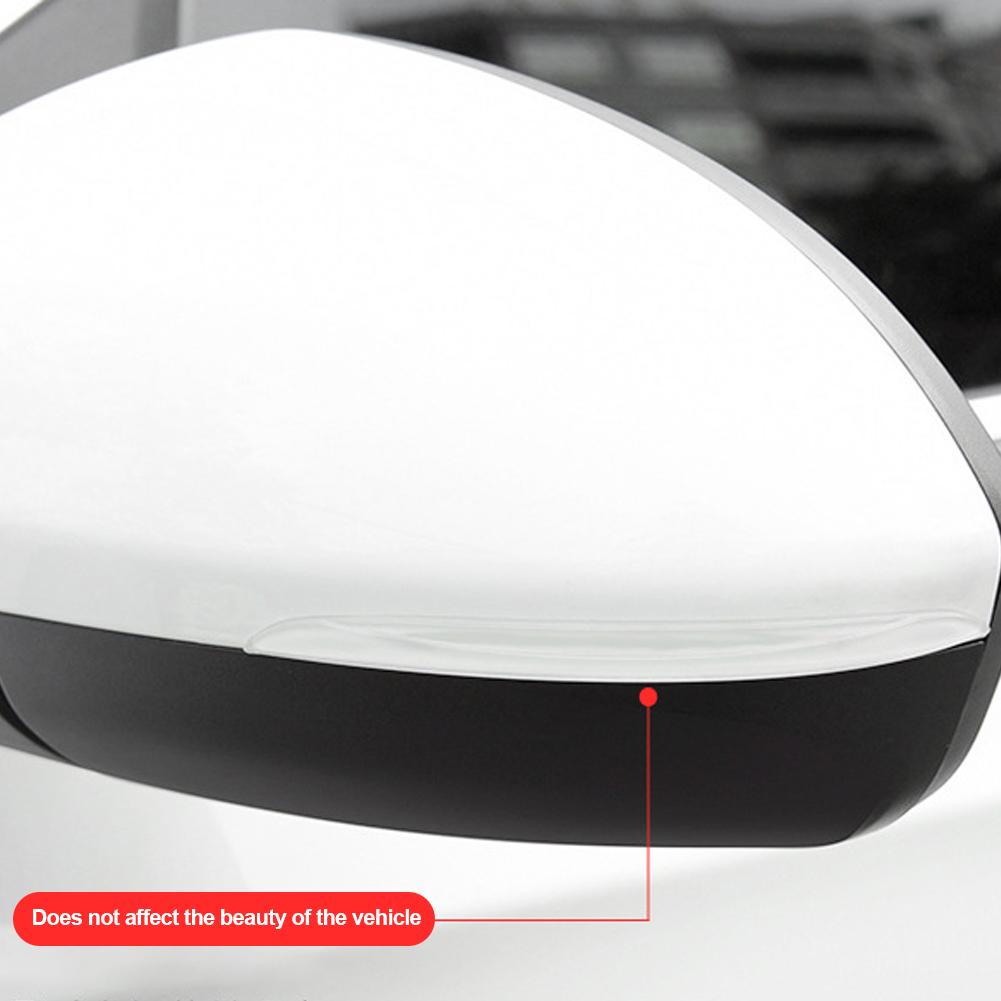 4 шт./компл., универсальная защита от царапин, защита бампера, защита края двери автомобиля, защитная наклейка для зеркала заднего вида, защитная наклейка