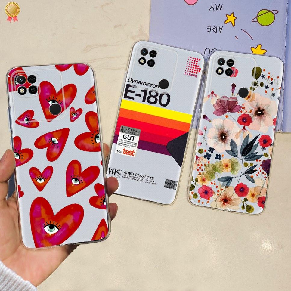 НОВЫЙ Дизайн Чехла Xiaomi Redmi 10A Чехол Мультяшный Бампер Задняя Крышка Ударопрочный Мягкий ТПУ Для Xiomi Redmi 10 10C A10 C10 Redmi10 A Сумка