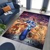 1 шт. Коврик для офисного кресла с дизайном из аниме и мультфильма Mega Man, нескользящий ковер для домашнего декора, подходит для офиса, гостиной, спальни, игровой комнаты - Идеальный подарок