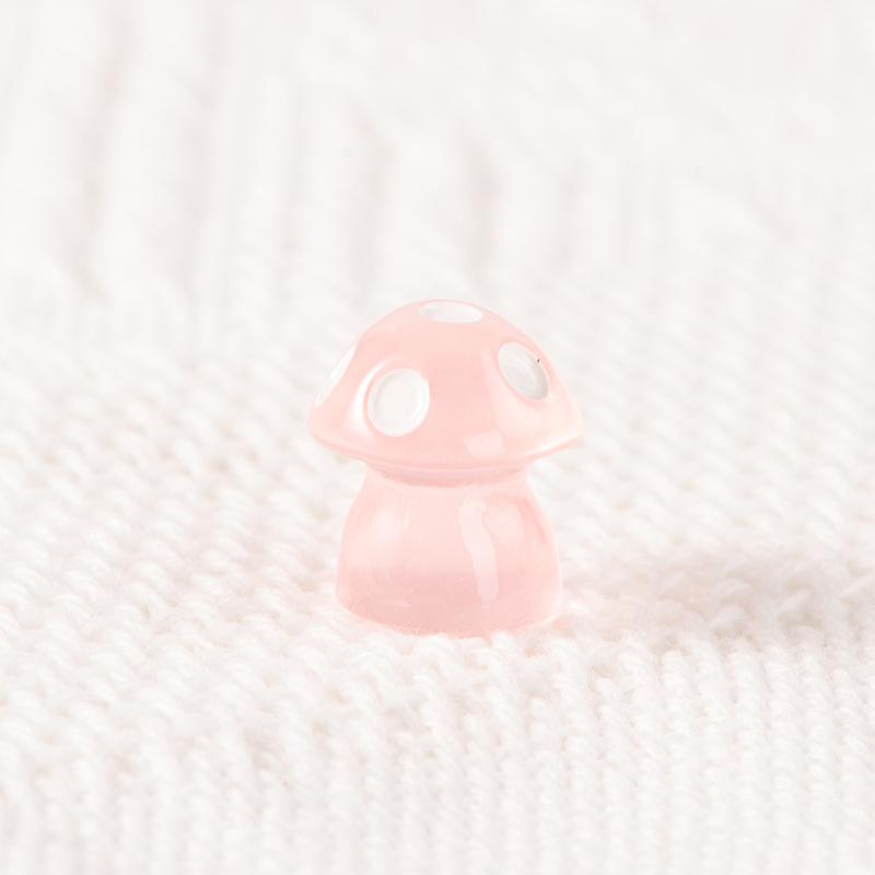 Светящиеся в темноте маленькие грибы из смолы украшения микро ландшафтный сад материалы своими руками аксессуары настольные милые светящиеся украшения