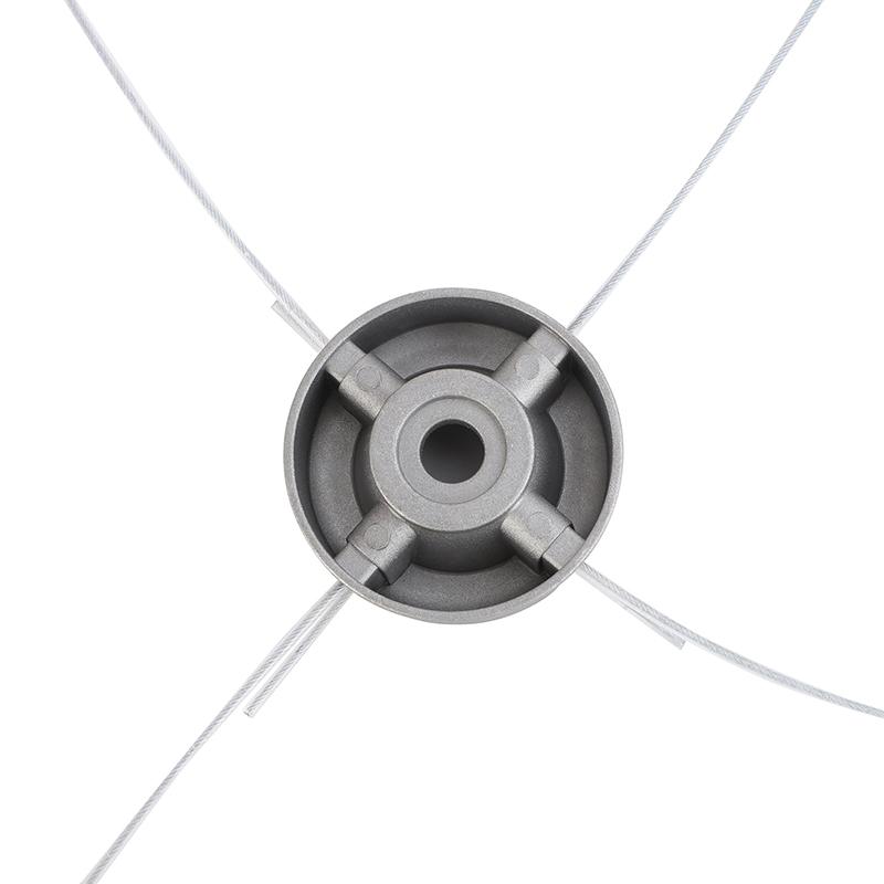 Универсальная головка для газонокосилки из алюминиевого сплава с нейлоновой стальной леской для кошения газона, запасные части для газонокосилки