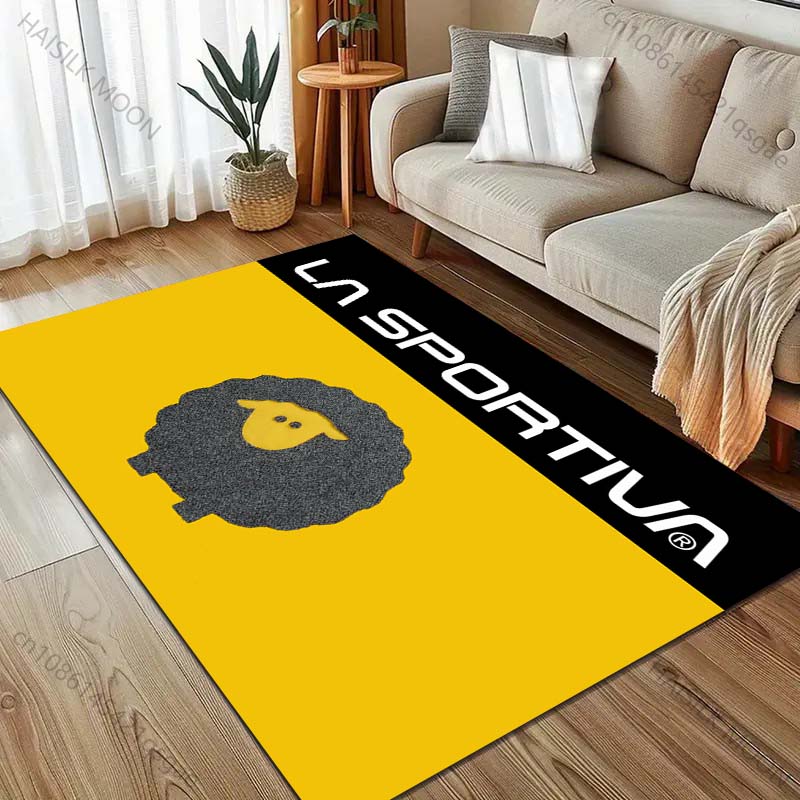1PC L-LaSportiva Painting Carpet for Living Room Bedroom Sofa Doormat Decor Sofa Table Area Rug Non-slip Floor Mat for Gifts