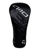 TaylorMade Golf Qi Designer Driver Headcover Wood Club Headcover Black Qi10, 20,