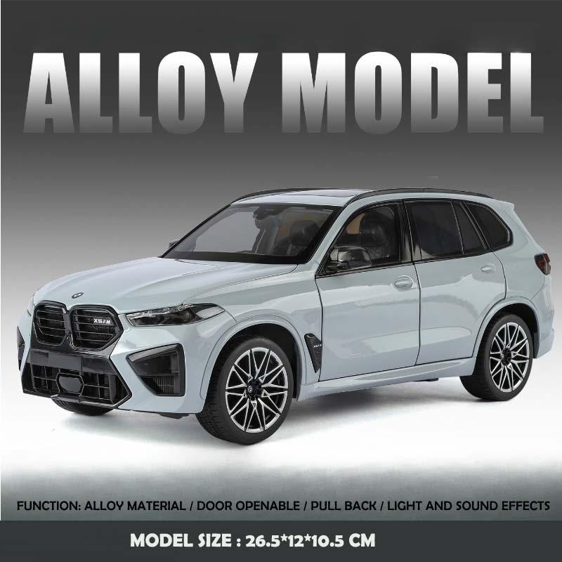Officially Licensed 1:18 BMW X5M Alloy Car Model Pull-back Toy Vehicle Simulation Diecast Collection Miniature Voiture Boy Gift