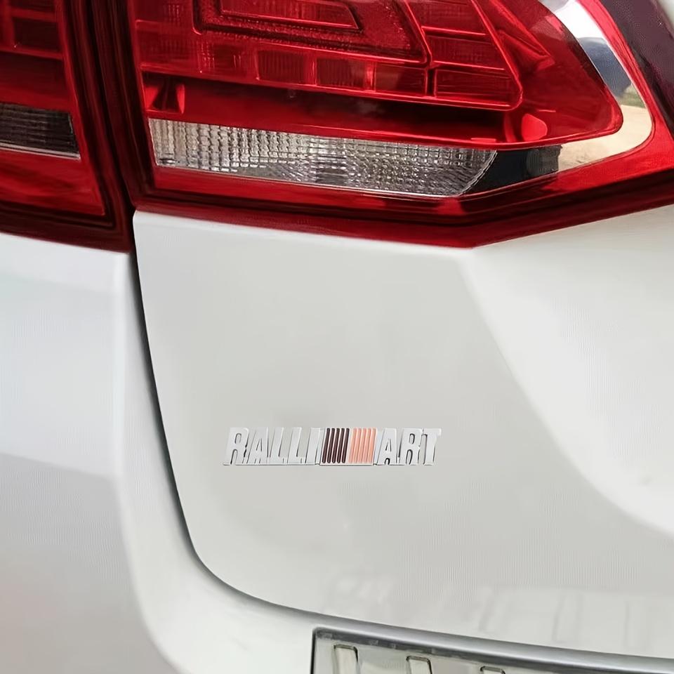 Персонализируйте свой автомобиль уникальным английским логотипом RALLIART, который является водонепроницаемым и устойчивым к солнцу, для украшения кузова вашего автомобиля.