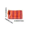 Large Capacity PVC Makeup Bag Waterproof Wash Storage Pouch Striped Cosmetic Bag  For Women