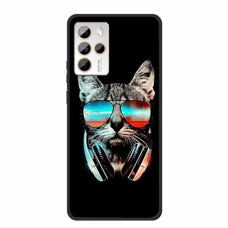 For HTC U23 Pro 5G Case Animals Silicone Soft TPU Phone Cases For HTC U23 Pro 2023 HTCU23 2QCB100 Protector Cartoon Wolf Coque