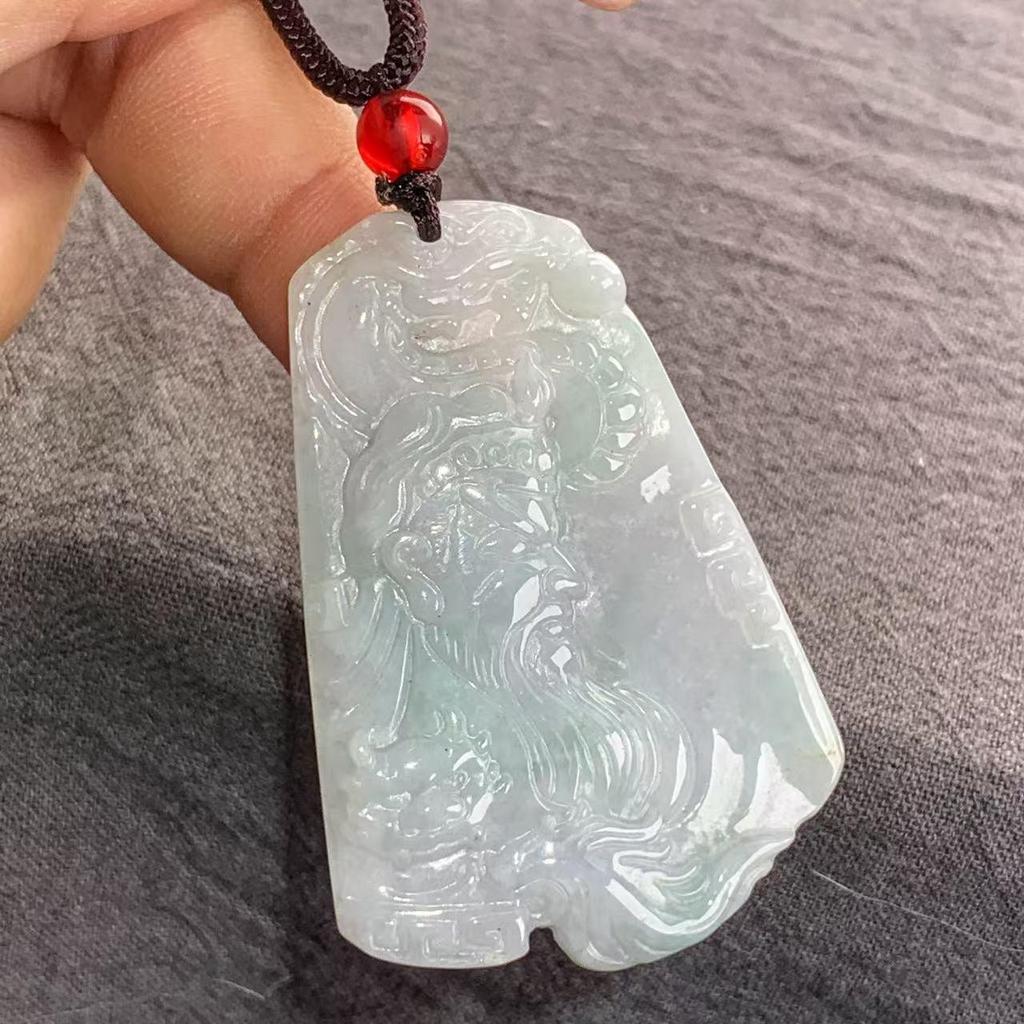 Burma A-Grade Natural Jade Leaf Pi Xiu Pendant