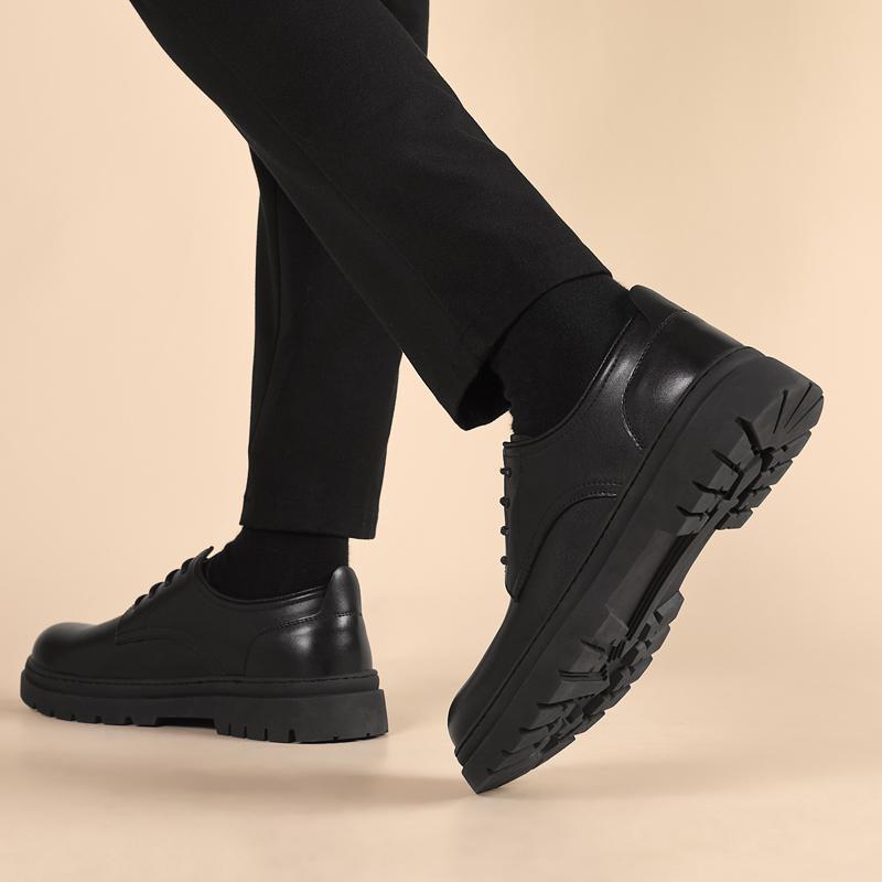 Модные нескользящие мужские туфли для ходьбы, оксфорды на шнуровке с острыми носами, классическая мужская деловая обувь, новое поступление, мужская деловая обувь