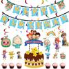 Vibrant Family Birthday Party Supplies Set With Cheerful Plates And Decor Elements