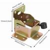 2PACK 90 Degree Folding Shelf Self-Locking Hinge Cold Rolled Steel Folding Table,Bed Legs