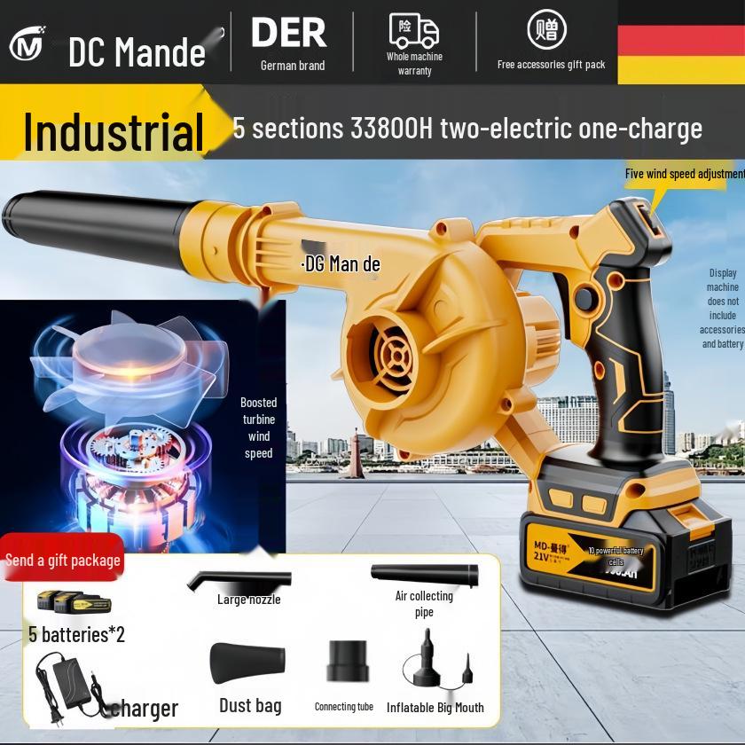 Аккумуляторный литий-ионный воздуходув и пылесос высокой мощности с бесплатной доставкой