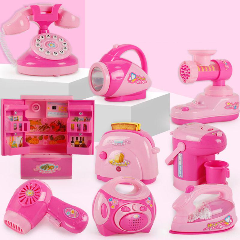 Children Kid Boy Girl Mini Kitchen Electrical Appliance Blender Toy Set Early Education Dummy