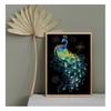 4 Pcs Noctilucent Scratch Rainbow Painting Art Paper,Scratch Painting Creative C Gift,Diy Art Craft Ocean Butterfly And Peacock,