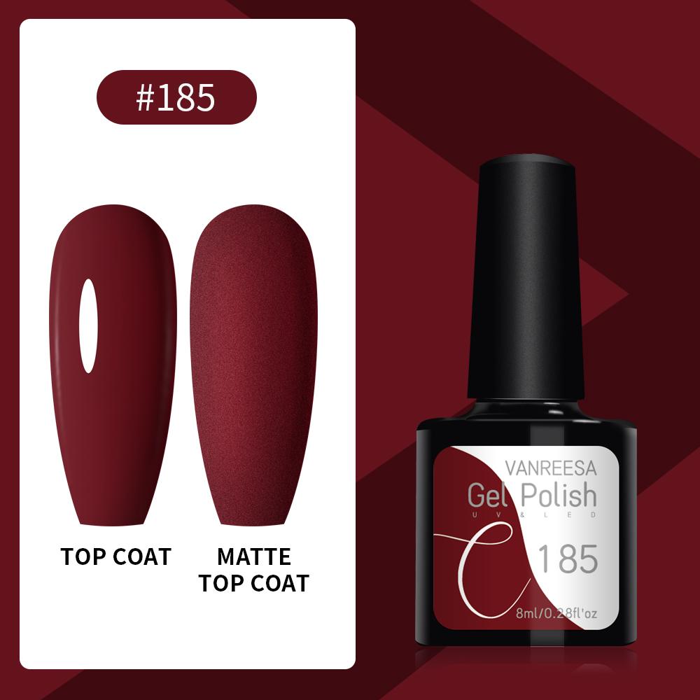 VANREESA Набор гелей для ногтей 111 цветов Гель-лак для ногтей Soak Off Базовое покрытие Верхнее покрытие Маникюр для ногтей УФ-светодиодный полуперманентный лак Стойкий гель для дизайна ногтей