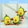 Fourinch Unique Avocado Plush Keychain Cute Stuffed Doll Perfect For Kids Ideas Gift