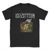 Футболки Led Zeppelin 'The Mother Ship' Мужские Винтажные 100% Хлопок Круглый Вырез Короткий Рукав Футболки Большие Размеры Топы
