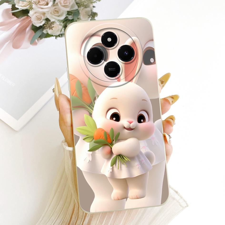 Чехол для Xiaomi Redmi 14C Redmi14C Новый Милый Кот Силиконовый Мягкий Чехол Для Poco C75 PocoC75 Redmi A4 A3 Pro Защитные Чехлы для Телефона