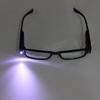 Unisex Rimmed Reading Eye Glasses Eyeglasses Spectacal with LED Light Diopter Magnifier