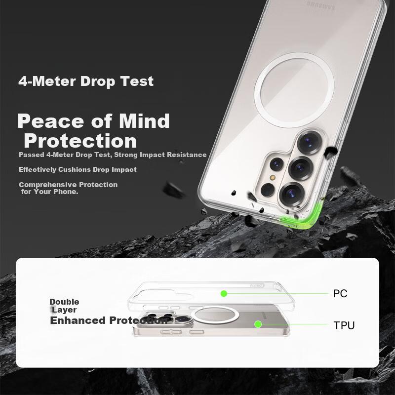 BELKIN Samsung S26 Ultra Magnetic Transparent Phone Case Protective Cover