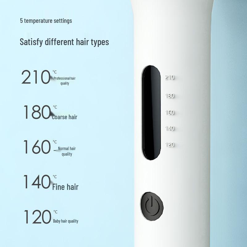 Электрическая плойка - Большой диаметр для укладки и кудрей-«яичек»