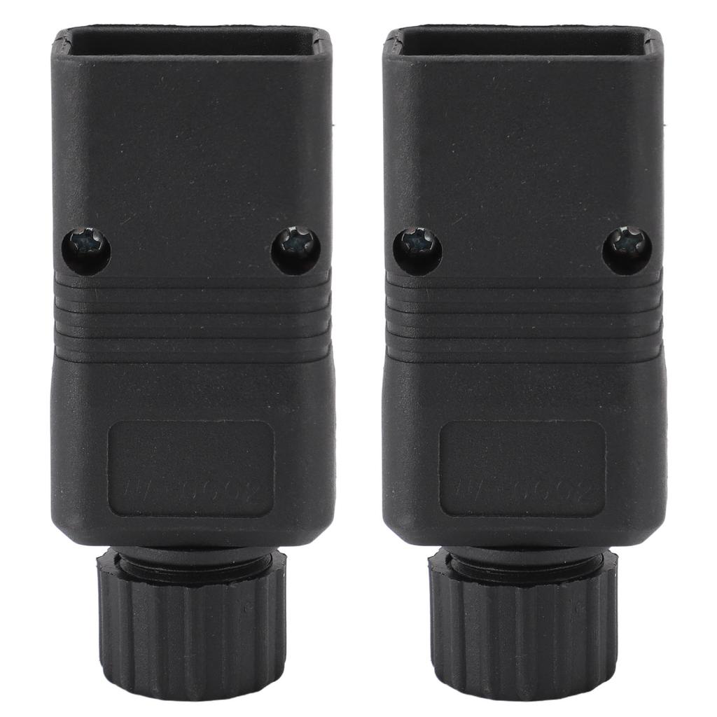 2 шт. IEC320 C20 Адаптер розетки питания Разъем Гнездо Медь ПВХ IEC 320 C20 Перемонтируемый DIY Адаптер вилки питания