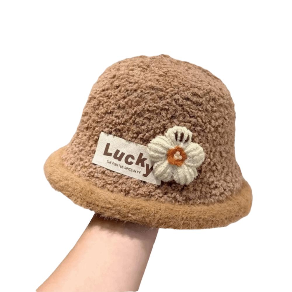 Cute Flowers Baby Winter Hats Warm Crochet Fisherman Hat Fashion Newborn Cap Baby Children Kids