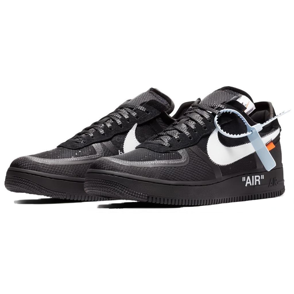 Nike Air Force 1 Low Off White Черный Белый AO4606-001