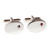 Kamakura Cufflinks Workshop Ruby Crystal Cufflinks Ec034 (Cufflinks)