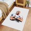 Star Player Kylian Mbappé Area Rug Design for Living Rooms Decorate room Entryway Bedrooms Antislip Carpet Decorate Offices Wedding Party Gift