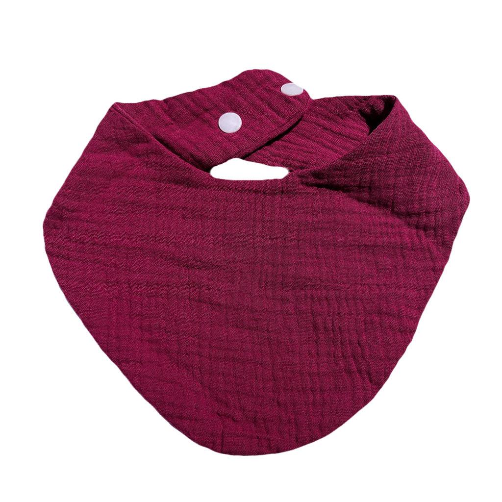 Младенцы Хлопковый Нагрудник Однотонный Шарф Кормление Слюноотводящее Полотенце Бандана Салфетка Для Срыгивания Мальчик Девочки Младенцы Аксессуары Для Новорожденных