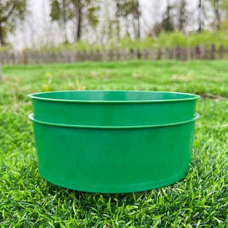 2 шт. Садовое сито для почвы Ведро Экран Садовое просеивающее оборудование Сепаратор камней и почвы Инструмент для просеивания компоста Пластиковая текстура