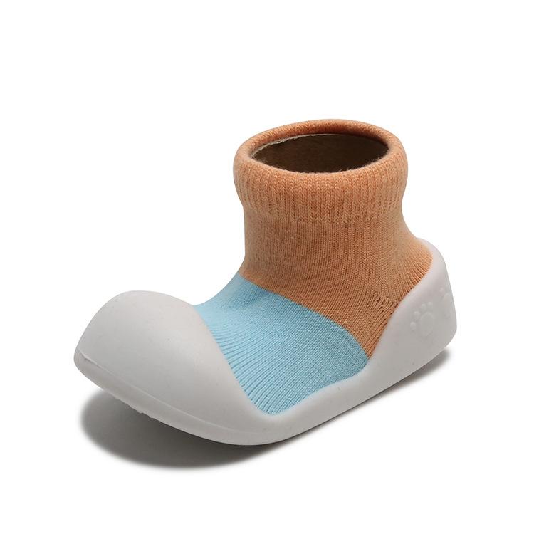 Детские прогулочные туфли, осенние новые цветные детские туфли, детские носки-тапочки, мягкая подошва, нескользящая детская обувь, дышащая обувь для мальчиков и девочек, Zapatillas