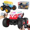 2.4G Remote Control Spray Stunt Car Light Music Bus Watch Induction Remote Control Car Boy Toy