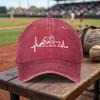 Motorcycle Drift Washed Baseball Cap Adjustable Buckle Lightweight Breathable Unisex Cap