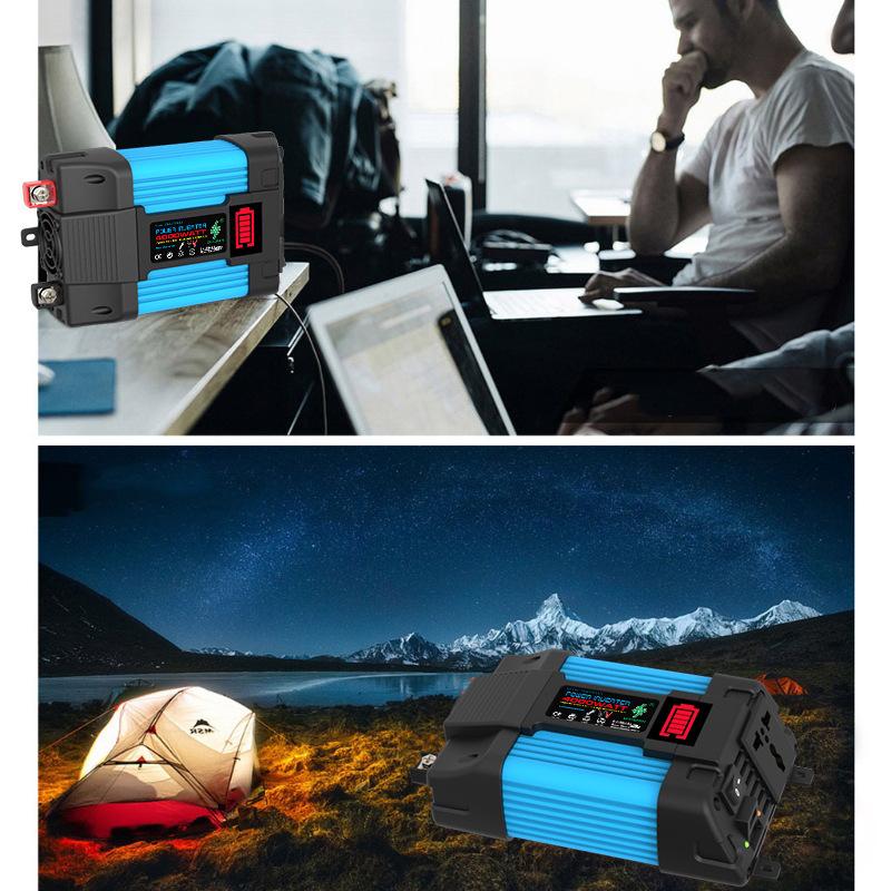Автомобильный инвертор DC12V в AC 110V/220V 6000W Портативный Power Bank Многофункциональная Универсальная розетка Бортовой преобразователь Солнечный инвертор