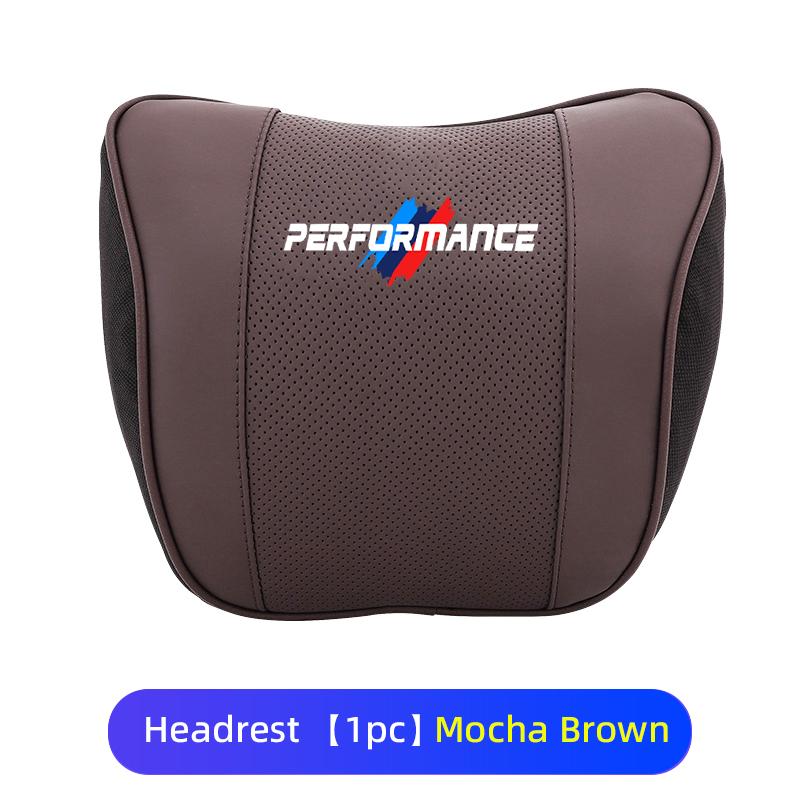 LXEQ4 New 2025 Car Lumbar Support Headrest Waist Neck Pillow Auto Seatrest Cushion For BMW M Power Sport M1 M3 M4 M5 M6 E90 E39 F30 F1