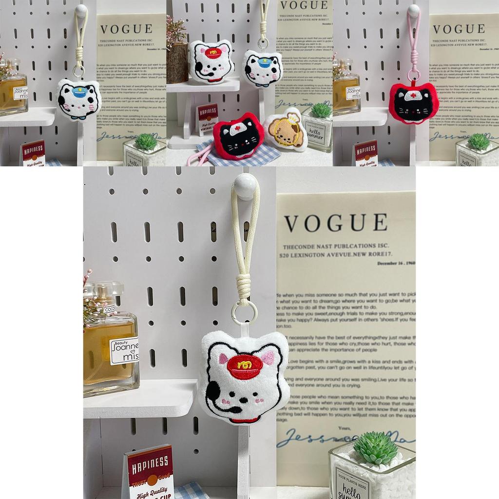 Плюшевый брелок для сумки в виде животного с набивкой из ПП хлопка для детей и коллекционеров