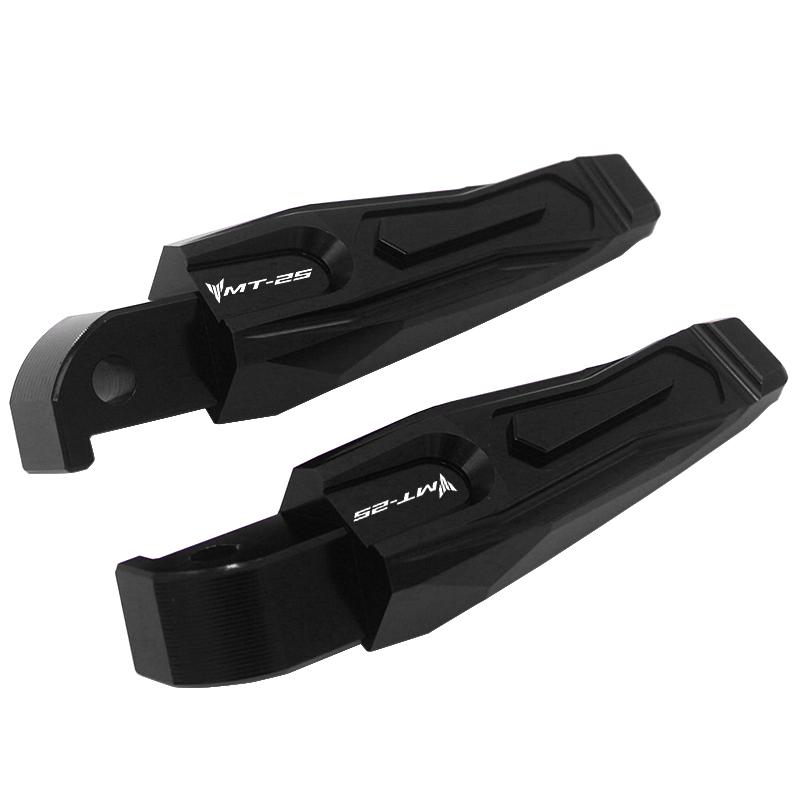 Motorcycle Rear Foot Pegs Passenger Foot Pedal Rests For Yamaha MT03 MT 03 25 MT25 YZF R3 R25 MT-03 MT-25