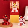 New Year Dancing Lion Decoration 2025 Chinese Spring Festival Desktop Mascot Ornaments Car Interior Decor New Year Gifts