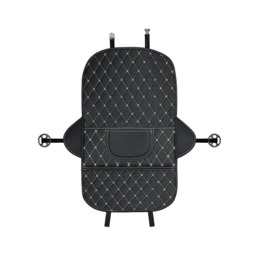 Car Leather Anti-Child-Kick Pad For Car Waterproof Seat Back Protector Cover Universal Auto Anti Mud Dirt Pads with Storage Bag