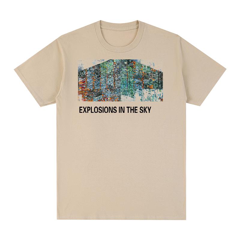 American postrock band Vintage tshirt Explosion in the sky Music Y2K Cotton Men T shirt New TEE TSHIRT Womens tops