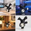 Tabletop Spooky Accents 3D Printed Upside-Down Reaper Ghost Ornament, Creative Statue, Funny Halloween Novelty Present Skull Figurine for Home Office