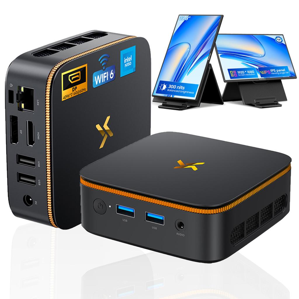 Мини-ПК Huidun H50 AMD Ryzen 3300U 16 ГБ 512 ГБ SSD Windows 11 Pro МИНИ-компьютер HDMI