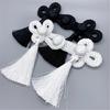 Three Leaves Fringe Knot Buttons Chinese Clothing Decorative Sewing Accessories