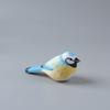 Wooden Bird and Sparrow Handicraft Handmade Carving Fat Chirp Bird Wooden Carving Desktop Decoration and Cute Gifts