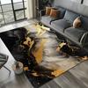 New Style Black White Gold Marble Fashion 3D Carpet Rug for Living Room Bedroom Home Sofa Decoration,Kid Non-slip Floor Mat