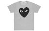 CDG Play Футболки Мужские Серые С Круглым Вырезом Умеренный Прямой Крой AZ-T084-051-1