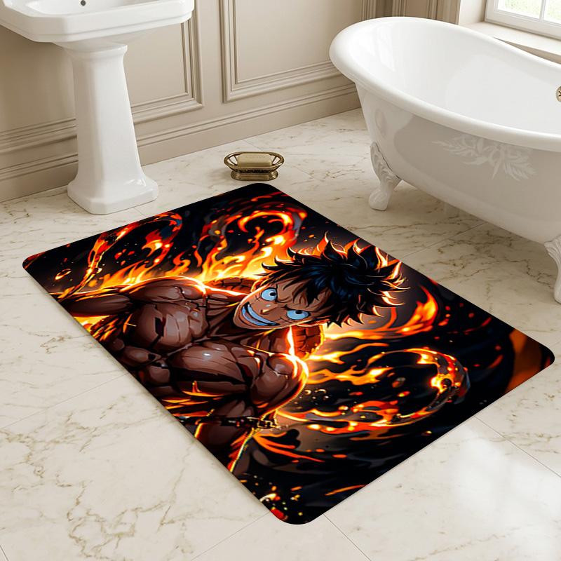 Flame Warrior Living Room Nonslip Area Rug Soft Carpet For Bedroom Game Playroom Sofa Office Home Decor Doormat Christmas Gift C929827