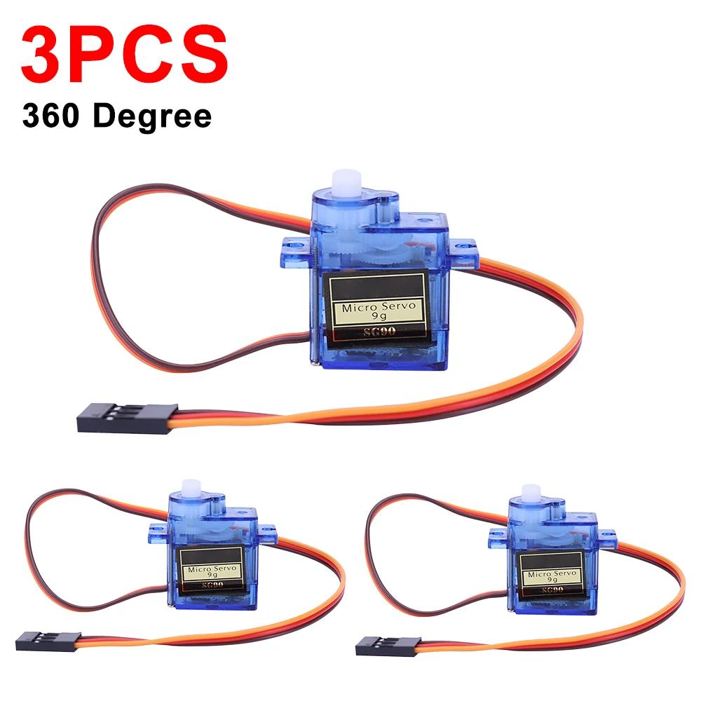1-100 шт. SG90 9G Микро Цифровой Сервомотор 180/360° Микро Сервомотор с Редуктором для Радиоуправляемого Вертолета Игрушки Самолета Авиамодели